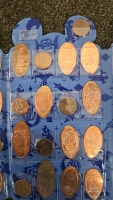 (1) Disney Pressed Penny Booklet Full of Coins - 3