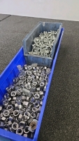 (1) Large Bin Full of Nuts and Springs (1) Medium Size Bin Full of Nuts and Bolts - 7