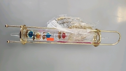 Glass & Brass Galileo Thermometer