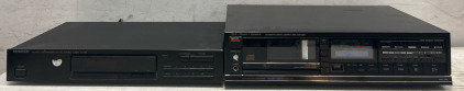 Fisher Automatic Digital Compact Disc Changer, And Kenwood Quartz Synthesizer AM-FM Stereo Tuner