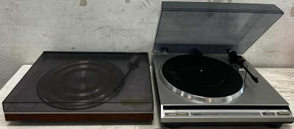 (2) Vintage Record Players