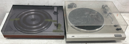 (2) Vintage Record Players