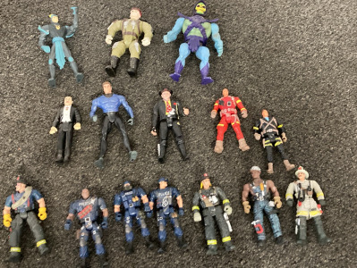 (15) Assorted Vintage Action Figures. Please Inspect.