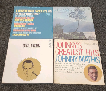 (4) Vinyl Records