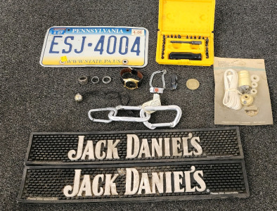 Mens Rings, Carabiners, Screwdriver Set, Jack Daniel's Bar Mats, Watch, And More