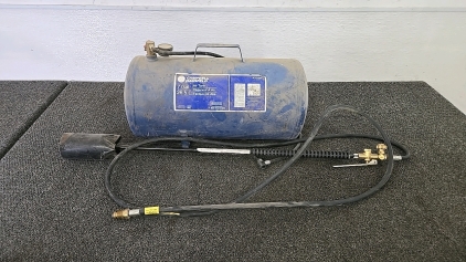 (1) Campbell Hausfeld 7Gal. Air Tank (1) Propane Weed Burner Hose