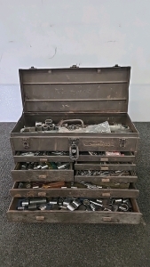 (1) Tool Box Filled with Tools