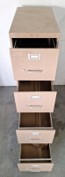 (1) 4-DRAWER METAL FILING CABINET 15"W X 26"D X 52"H - 2