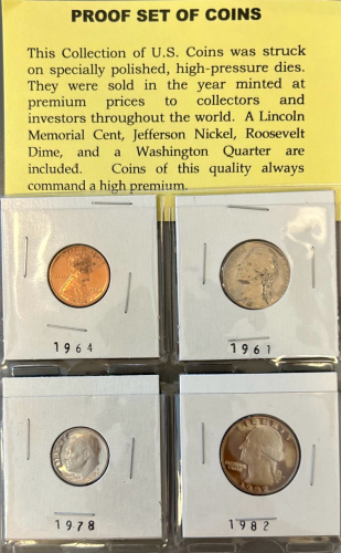 (4) Proof Set Coins