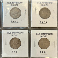 (8) 1939-56 Jefferson Nickels - 4