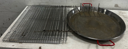 Assorted Grill Trays And Cooling Trays