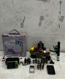 Backpack Fishing Pool, Beach Plate Set, And More