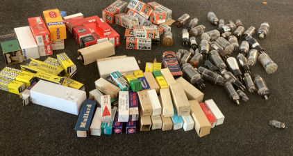 Large Variety Vintage Electronic Tubes, Please Inspect.