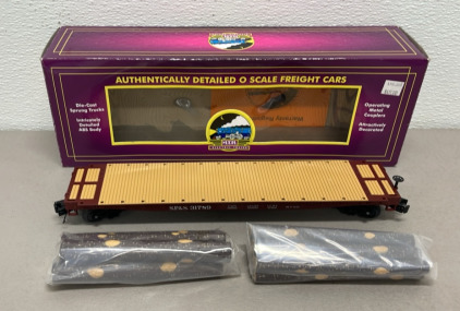 M.T.H. Electric Trains Spokane, Portland, & Seattle Flat Car W/ Log Load #31789