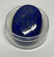 (3) Lapis Lazuli Cabochons Cut & Polished - 62.85ct., 61.25ct., 62.55ct. - 3