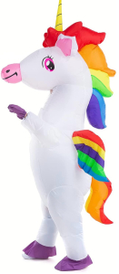 (2) Youth Inflatable Unicorn Costumes