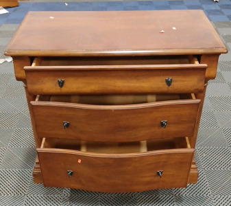 (1) 3-Drawer Nightstand / Side Table - 36" &times; 19 5/8" &times; 31.25"