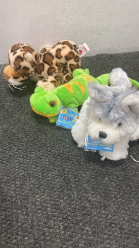 (3) Webkinz Plush Toys