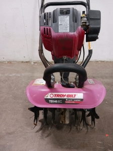 1troy built rototiller 4 cycle jump start (has compression)