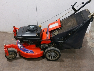 1 kawasaki ariens 21 self propelled lawnmower ( starts first pull)