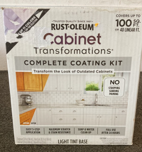 Rust-Oleum Cabinet Transformations Complete Kit (Covers Up To 100’) Please Inspect.