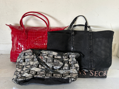 (3) Victoria Secret Tote Bags