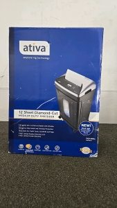 Ativa Empowering Technology 12 Sheet Diamond-Cut Medium Duty Shredder