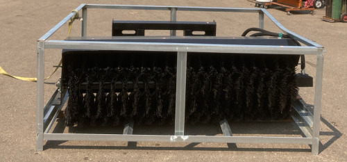 New 2023 Wolverine Angle Broom, for Full Size Skid Steer, Model: PAB-11-72W