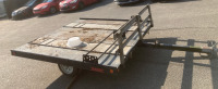 8&rsquo; Steel Floor Range Single Axis Motorcycle Utility Trailer - 4