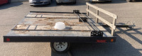 8&rsquo; Steel Floor Range Single Axis Motorcycle Utility Trailer - 5