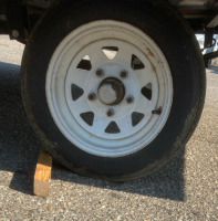 8&rsquo; Steel Floor Range Single Axis Motorcycle Utility Trailer - 10