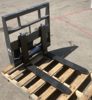 New 2024 Wolverine Mini Skid Steer Forks Attachment Model: MPF-11-2500G - 3