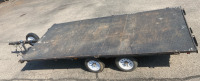 19&rsquo; Steel Floor Double Axle Utility Trailer With Spare Tire And Ramps - 3