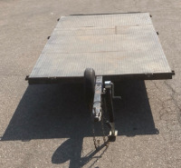 19&rsquo; Steel Floor Double Axle Utility Trailer With Spare Tire And Ramps - 4