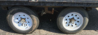 19&rsquo; Steel Floor Double Axle Utility Trailer With Spare Tire And Ramps - 10