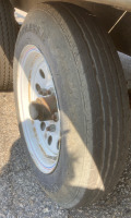 19&rsquo; Steel Floor Double Axle Utility Trailer With Spare Tire And Ramps - 11