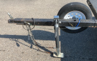 19&rsquo; Steel Floor Double Axle Utility Trailer With Spare Tire And Ramps - 13