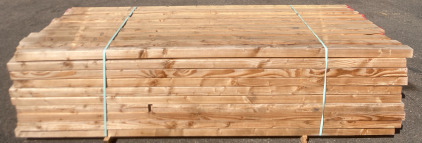 Bunk of 120 3x4 8’9” Untreated Wood