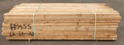 (110) 105&rdquo; 3x4 Untreated Planks