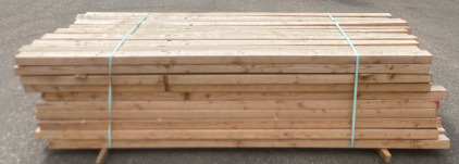 Bunks of 118 3x4 8&rsquo;9&rdquo; Untreated Wood