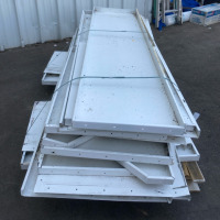 Pallet of White Painted Steel - 2