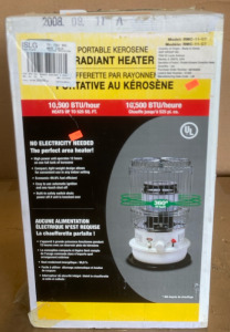 Portable Kerosene Radiant Heater