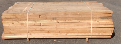 Bunk of 130 3x4 8&rsquo;9&rdquo; Untreated Wood