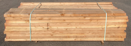 Bunk of 103 3x4 8&rsquo;9&rdquo; Untreated Wood