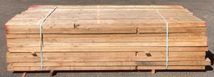 Bunk of 120 3x4 8&rsquo;9&rdquo; Untreated Wood