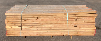 Bunk of 130 3x4 8&rsquo;9&rdquo; Untreated Wood