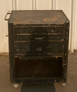 4 Tier Metal Black Rolling Toolbox 17”x28”x32”