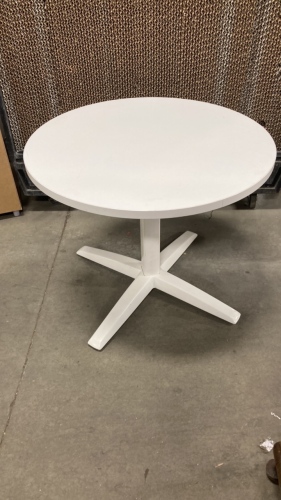 Round White Table