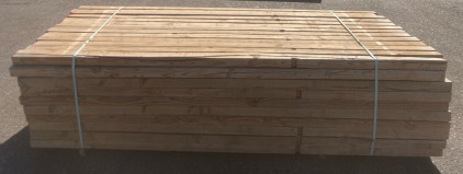 Bunks of 130 3x4 8&rsquo;9&rdquo; Untreated Wood