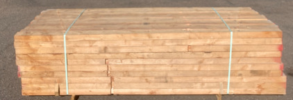 Bunks of 120 3x4 8&rsquo;9&rdquo; Untreated Wood